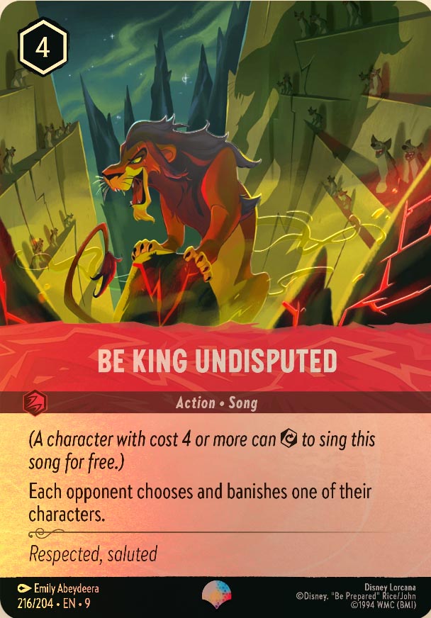 Disney Lorcana TCG: Be King Undisputed