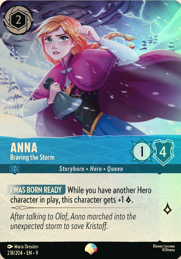 Disney Lorcana TCG: Anna, Braving the Storm