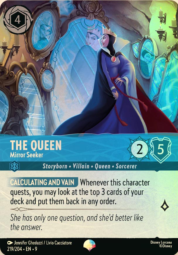 Disney Lorcana TCG: The Queen, Mirror Seeker