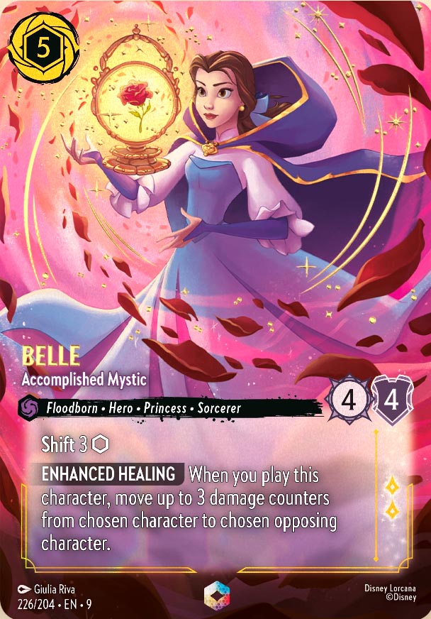 Disney Lorcana TCG: Belle, Accomplished Mystic
