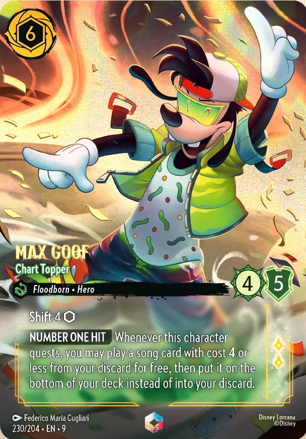 Disney Lorcana TCG: Max Goof, Chart Topper