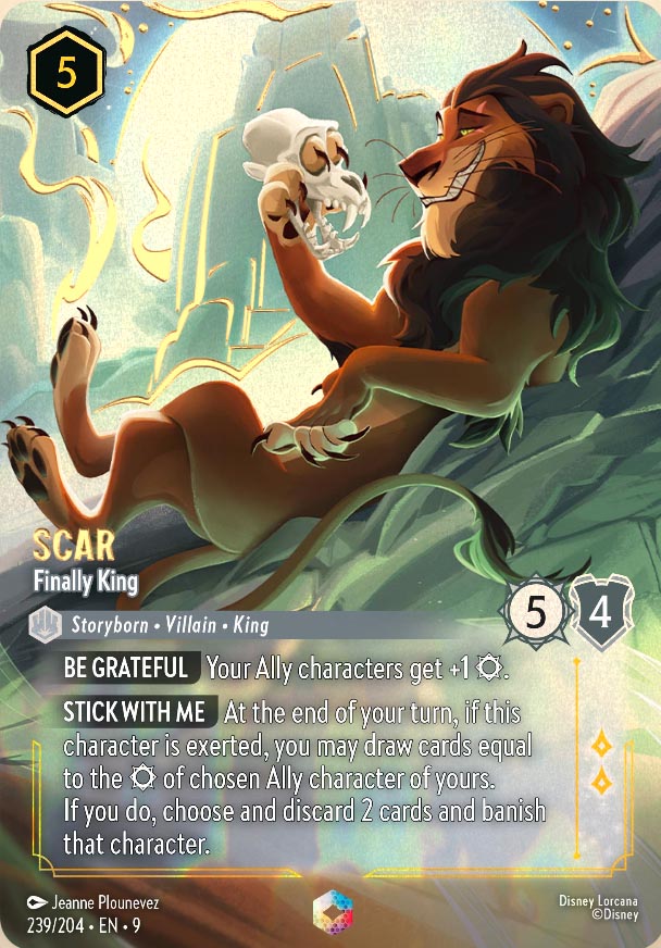 Disney Lorcana TCG: Scar, Finally King