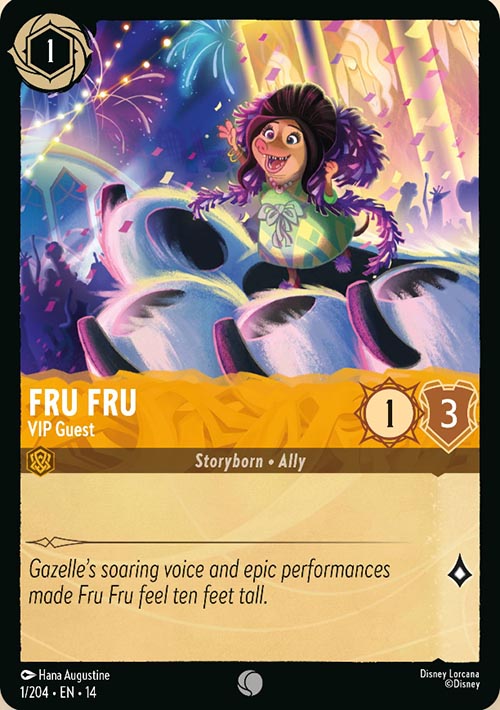 Disney Lorcana TCG: Fru Fru, VIP Guest