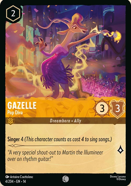 Disney Lorcana TCG: Gazelle, Pop Diva