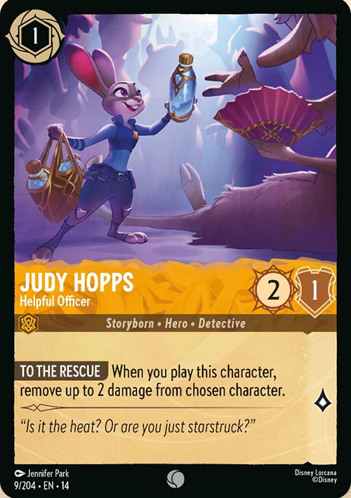 Disney Lorcana TCG: Judy Hopps, Helpful Officer