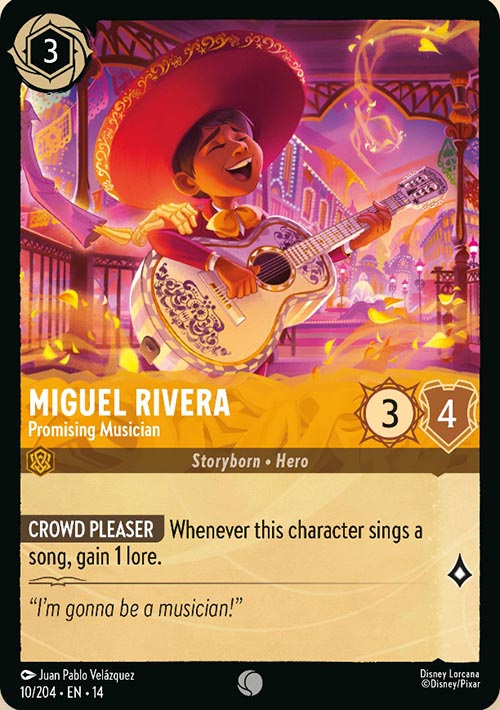 Disney Lorcana TCG: Miguel Rivera, Promising Musician