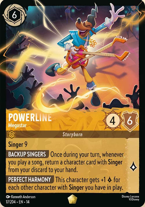 Disney Lorcana TCG: Powerline, Megastar