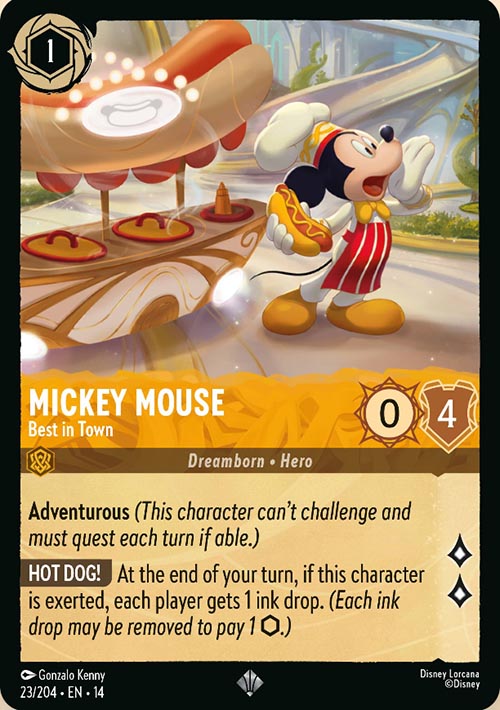 Disney Lorcana TCG: Mickey Mouse, Best in Town