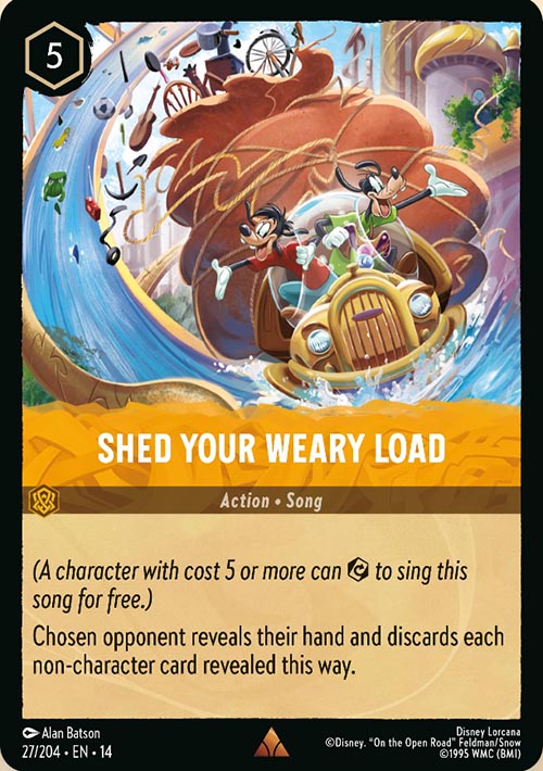 Disney Lorcana TCG: Shed Your Weary Load