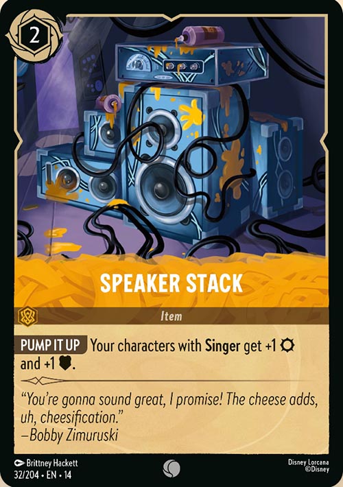 Disney Lorcana TCG: Speaker Stack