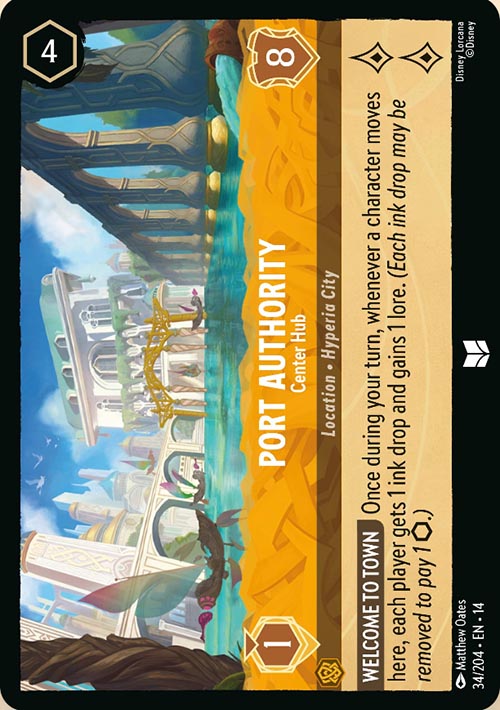 Disney Lorcana TCG: Port Authority, Center Hub