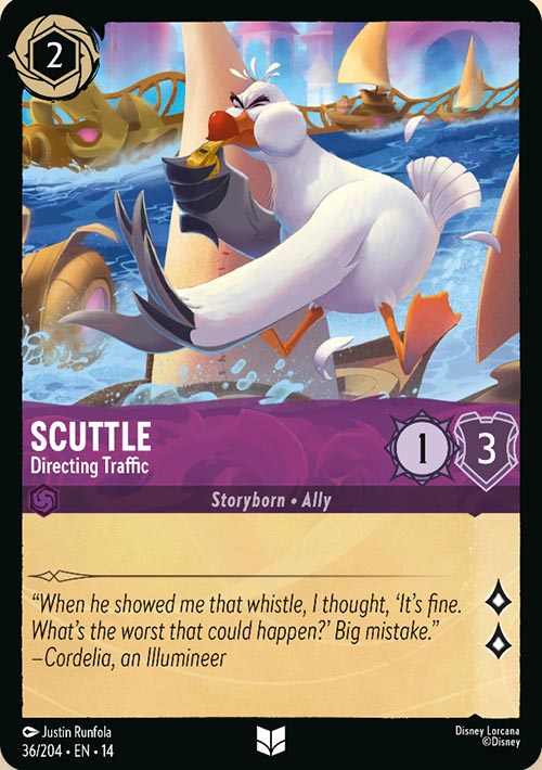 Disney Lorcana TCG: Scuttle, Directing Traffic