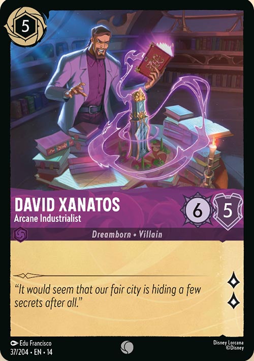 Disney Lorcana TCG: David Xanatos, Arcane Industrialist