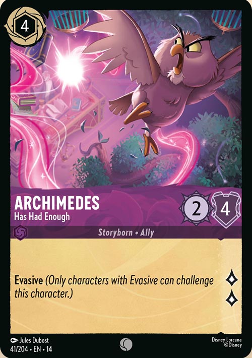 Disney Lorcana TCG: Archimedes, Has Had Enough