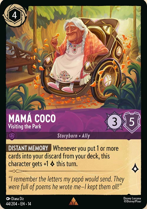 Disney Lorcana TCG: Mam&aacute; Coco, Visiting the Park