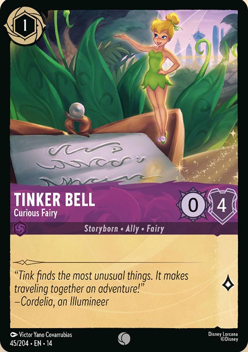 Disney Lorcana TCG: Tinker Bell, Curious Fairy