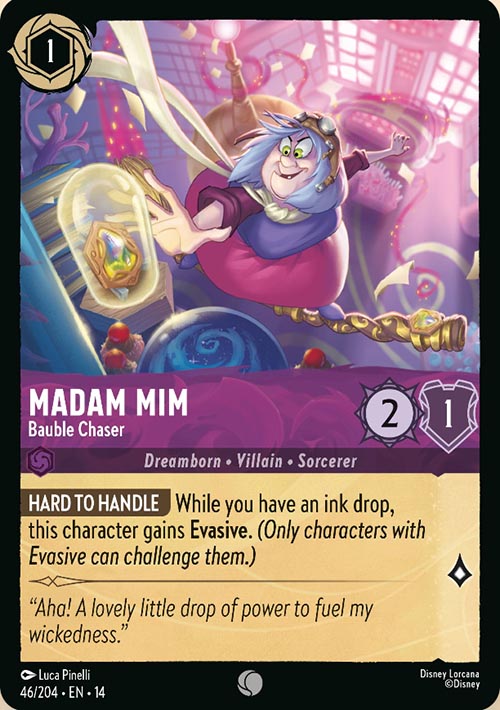 Disney Lorcana TCG: Madam Mim, Bauble Chaser