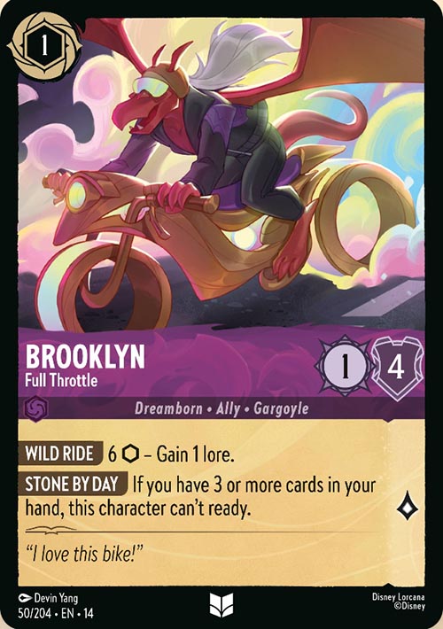 Disney Lorcana TCG: Brooklyn, Full Throttle