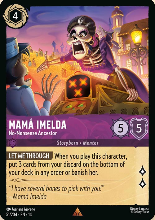Disney Lorcana TCG: Mam&aacute; Imelda, No-Nonsense Ancestor