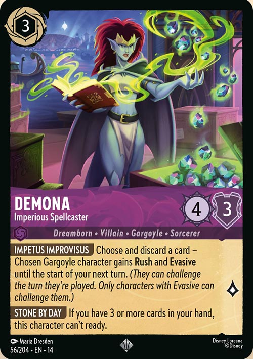 Disney Lorcana TCG: Demona, Imperious Spellcaster