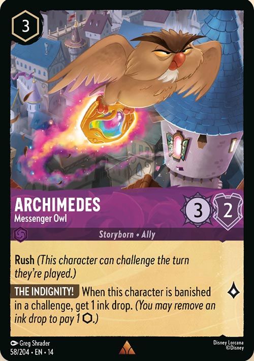 Disney Lorcana TCG: Archimedes, Messenger Owl