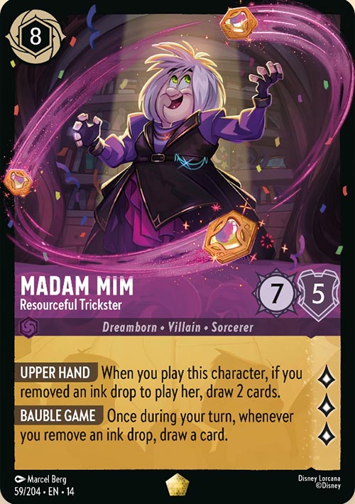 Disney Lorcana TCG: Madam Mim, Resourceful Trickster