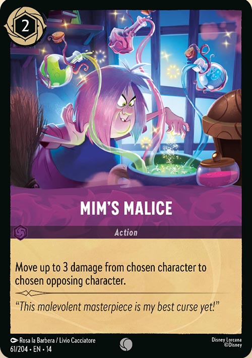 Disney Lorcana TCG: Mim's Malice