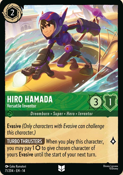 Disney Lorcana TCG: Hiro Hamada, Versatile Inventor