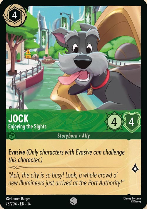 Disney Lorcana TCG: Jock, Enjoying the Sights
