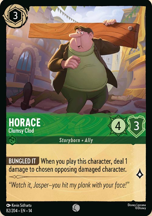 Disney Lorcana TCG: Horace, Clumsy Clod