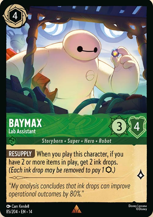 Disney Lorcana TCG: Baymax, Lab Assistant