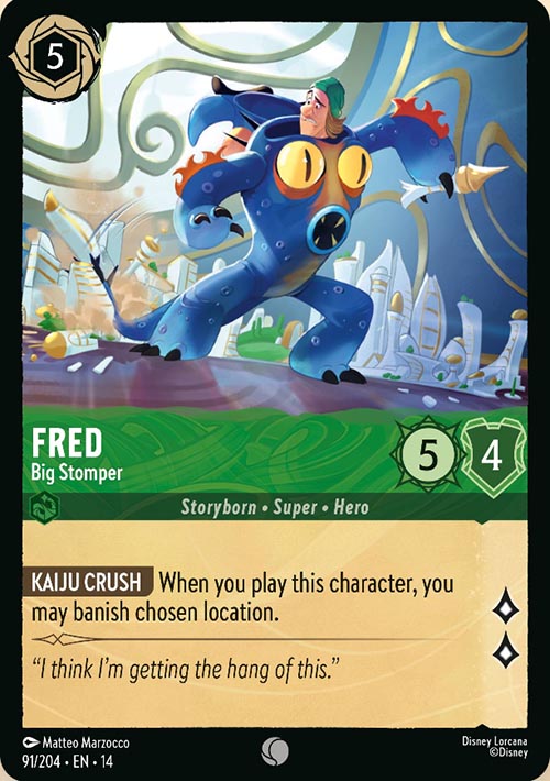 Disney Lorcana TCG: Fred, Big Stomper