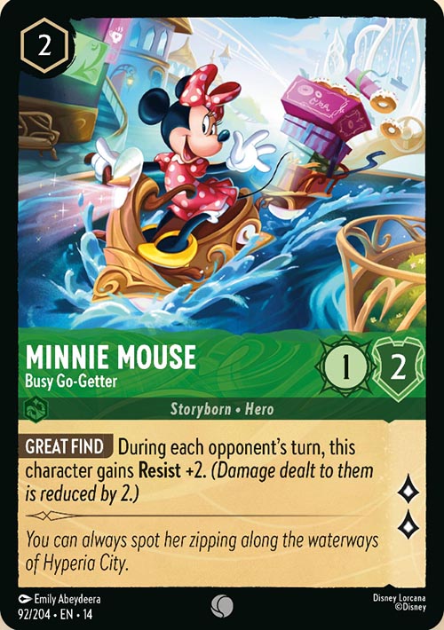 Disney Lorcana TCG: Minnie Mouse, Busy Go-Getter