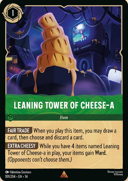 Disney Lorcana TCG: Leaning Tower of Cheese-a