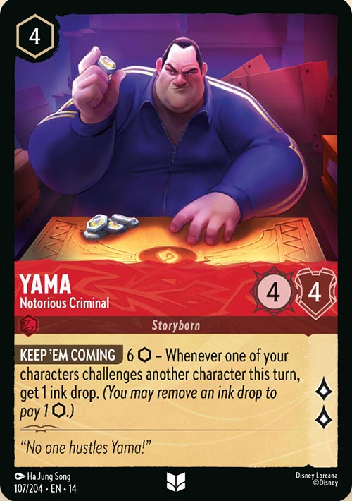 Disney Lorcana TCG: Yama, Notorious Criminal