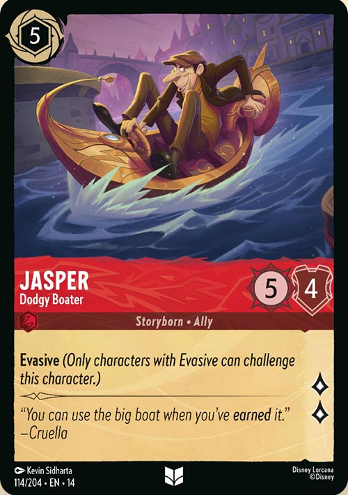 Disney Lorcana TCG: Jasper, Dodgy Boater