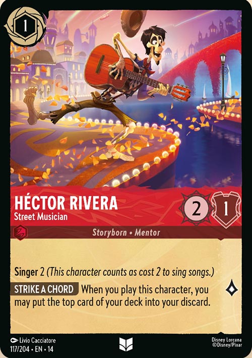 Disney Lorcana TCG: H&eacute;ctor Rivera, Street Musician