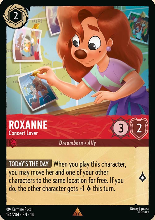 Disney Lorcana TCG: Roxanne, Concert Lover