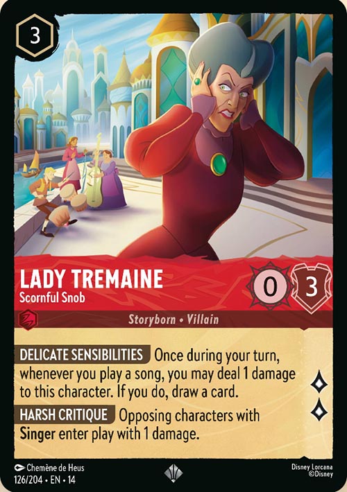Disney Lorcana TCG: Lady Tremaine, Scornful Snob