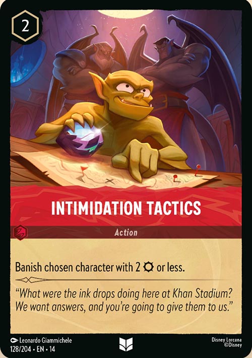 Disney Lorcana TCG: Intimidation Tactics