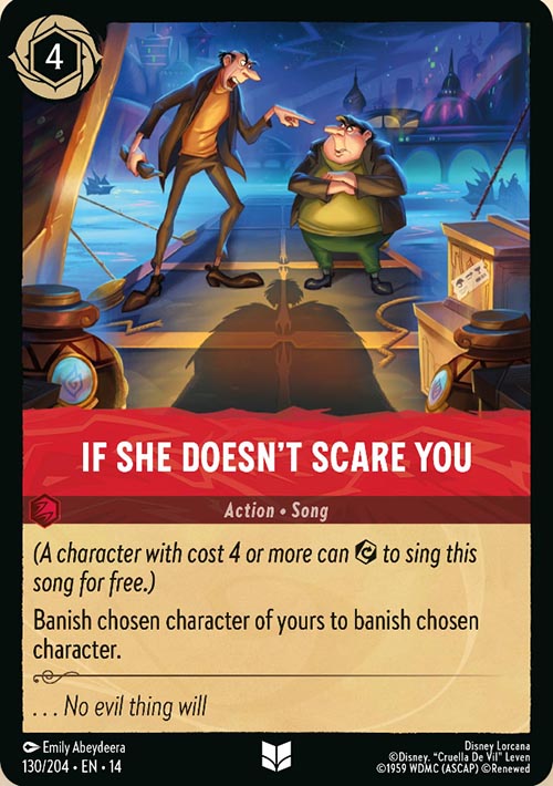 Disney Lorcana TCG: If She Doesn't Scare You