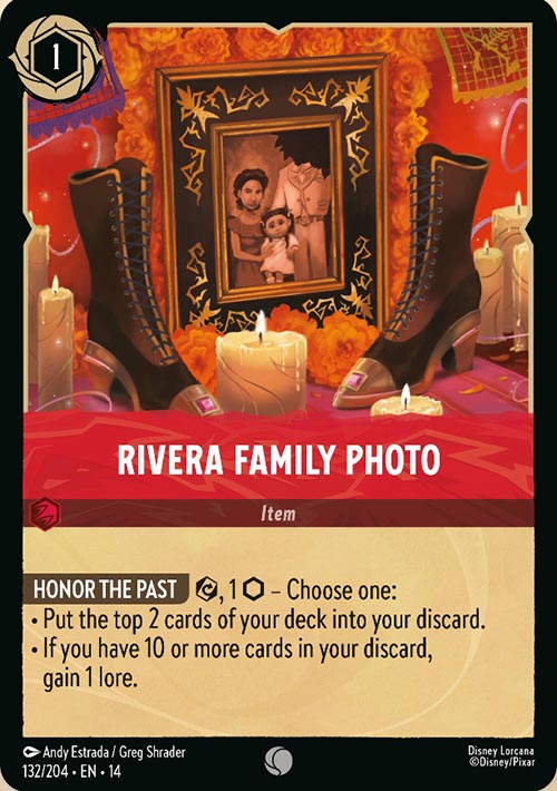Disney Lorcana TCG: Rivera Family Photo