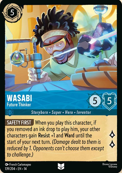 Disney Lorcana TCG: Wasabi, Future Thinker