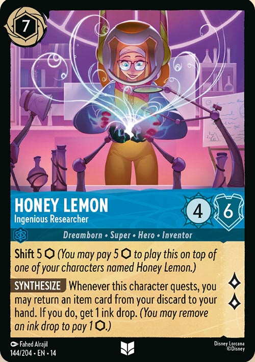 Disney Lorcana TCG: Honey Lemon, Ingenious Researcher
