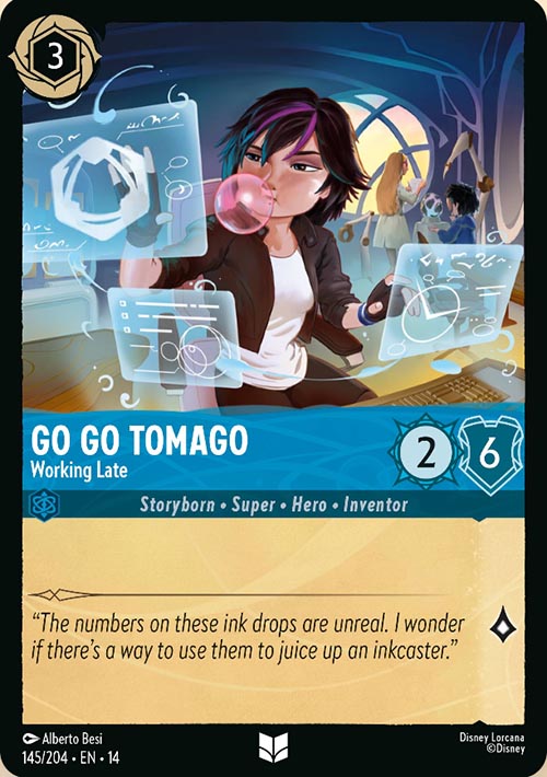 Disney Lorcana TCG: Go Go Tomago, Working Late