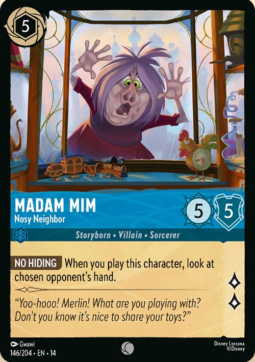 Disney Lorcana TCG: Madam Mim, Nosy Neighbor