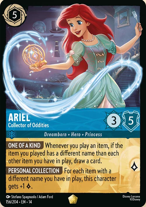 Disney Lorcana TCG: Ariel, Collector of Oddities