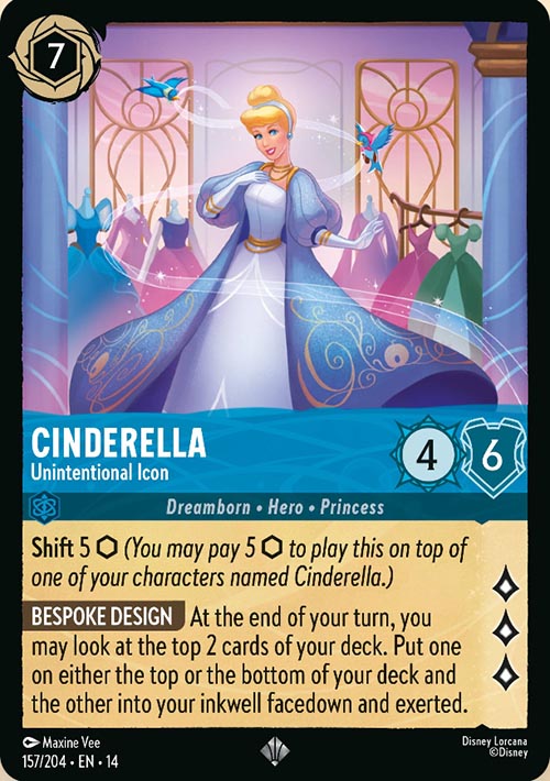 Disney Lorcana TCG: Cinderella, Unintentional Icon