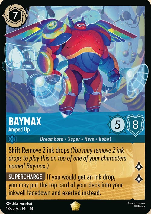 Disney Lorcana TCG: Baymax, Amped Up