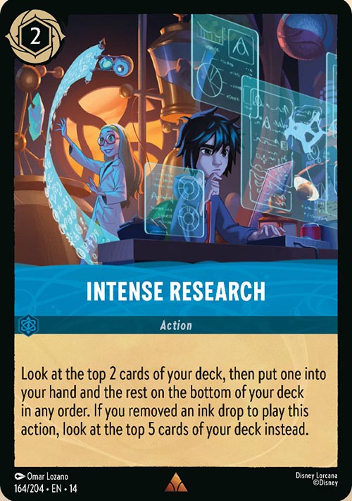 Disney Lorcana TCG: Intense Research